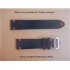 22 MM Braccialetto Nero Vera pelle Vacchetta Nubuck Moda Rosso Intercambiabili