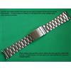 21 22 23 24 25 26mm Solido Braccialetto " Oyster " Acciaio A Cappio Depliante