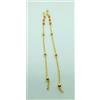 Unoaerre da99€ OUTLET 1AR UNOAERRE ORECCHINI DONNA LUNGHI OTTONE DORATO CRISTALLI AMBRA