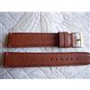 22 Mm Bracciale Taurus Vero Chiaro "Gold" Solido Flessibile Confortevole