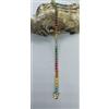 EXPLOIT ARGENTI BRACCIALE ARGENTO TENNIS RAINBOW DORATO MM 3 UNISEX 4 GRIFFE CM 18 EXPLOIT