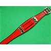 16 MM 18 MM Cinturino IN Pelle Rosso Passante Da Force Per Manici Fisso N.O.S ,