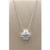Recarlo CROCE RECARLO IN ORO BIANCO 18 CT 750 E DIAMANTI COLLEZIONE LUCREZIA ZT339/5B