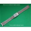 20 MM Solido Braccialetto " Jubilee " Acciaio Su Fibbia Pieghevole A Patta