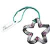 CIONDOLO IN ARGENTO STELLA COLLANA PER DONNA UOMO PENDENTE DIAM 25 MM