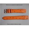 20 MM Braccialetto Vitello Autentica Modello Struzzo Miele Manici E Anti Stile A