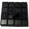 GemHouseArt 240 pezzi 3 x 3 cm Gem Display scatola di plastica per gemme