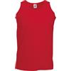 Fruit of the Loom 3 X Fruit Of The Loom Canottiera Semplice In Cotton Senza Maniche T-Shirt Top