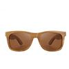 Merry's Occhiali sole montatura VERO LEGNO unisex uomo donna lenti polarizzate MERRY'S