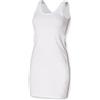 Skinni Fit Top Vest Singlet Lungo Extra In Stretch Nero O Bianco Per Donne