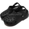 Crocs Classic Platform Clog W Black Women Platform Slip On Sandals 206750-001