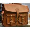 Fatto a mano Uomo Heritage Vera Pelle Tracolla Valigetta Portatile Diplomatico Borsa