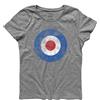 3stylershop T-SHIRT donna TARGET blu MODS VESPA the Who Pete Townsend vintage