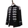 Uomo Aperto Abito Giacca Festa Cena Cappotto Giacca Smoking Top Stile Militare