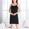 Donna Abitino con Spalline Sottoveste Vestito Elasticizzato Sottogonna Intimo