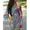 Caftano Maglia Vestito Donna Kaftan Woman Dress Copricostume 110160 - P