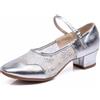 Estate Donna PU Rete Scarpe da Ballo Moderno Latino Tango Salsa Performance