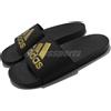 adidas Adilette Comfort Black Gold Metallic Men Unisex Sandals Slippers GY1946