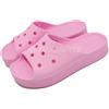 Crocs Classic Platform Slide Flamingo Pink Women Casual Sandal Slipper 2081806S0
