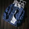 Uomo Pile Sherpa Foderato Jeans Giacca Slim Cappotto Invernale Termico
