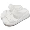 Crocs Classic Crush Sandal White Men Unisex Slip On Casual Slippers 207670-100