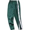 Uomo Elastico Vita Pantaloni Tuta Gamba con Bottoni SPORTS Formazione Caldo