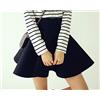 Mini Gonna Donna Vita Alta High Waist Mini Skater Ball Skirts 130010 P