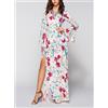 Vestito Donna Lungo Maxi Copricostume Printed Woman Maxi Spring Dress 110350 P