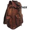 Fatto a mano 50.8cm Pelle Zaino da Viaggio Bagaglio Campeggio Vacanza Borsa Originale Marrone