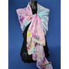 Foulard Chiffon Pura Seta 💯 Sciarpa Scialle Coprispalle Hijab Chador pastello