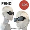 FENDI occhiali da sole FS 385 col. 001 135 COLD INSERT sunglasses M. in Italy CE