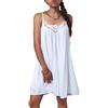 Vestito Mini Donna Copricostume Inserti Pizzo Woman Mini Dress 110376 P