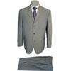 Corneliani Abito uomo CORNELIANI, grigio chiaro, taglia 54 DROP 8 in fresco Lana,sconto 60%