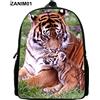 Tigre Zaino Animali 3D Scuola Tempo libero Tiger Backpack School Bag ZANIM01 5 P