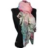 Foulard Chiffon Di Seta 💯 Stola Scialle Sciarpa Hijab Chador