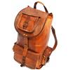 Fatto a mano Borsa In Pelle Alla Moda Per Uomo Zaino Laptop Vintage Spalla Messenger Rucksack