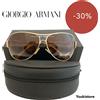 GIORGIO ARMANI occhiali da sole GA 512/S 00002 "ULTRA RARE" sunglasses Italy CE