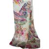Foulard Pura Seta 💯 Stola Scialle Sciarpa Chador Hijad Disegno Kashmir