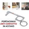 LOTTO 50 PORTACHIAVI ANTI CONTATTO MANIGLIE PORTE RUBINETTI SENZA
