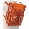 Uomo pelle Vintage Borsa Zaino Laptop Casual Viaggio Scuola Borse