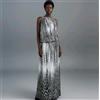 WALLIS Woman Full Length "LIMITED EDITION"dress Animaler Print Double Width sz12