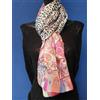 Foulard Pura Seta 💯 Stola Scialle Sciarpa Chador Hijad Disegno Kashmir maculato