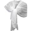 L.T.Preferita Elegante SCIARPA Seta Scialle Foulard,Donna Coprispalle Stola Cerimonia Bianco