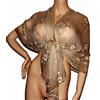 LaTuaPreferita SCIARPA FOULARD coprispalle Pashmina Stola Scarf da donna Elegante Ricamata b.sc
