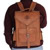 PARRYS LEATHER WORLD Zaino In Pelle Vintage Per Laptop Messenger Convertibile Rucksack Sling Unisex