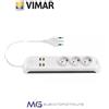 VIMAR 00447.CC.B Multipresa Smart 16A 3schuko+4USB+int. + WiFi
