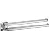 Colombo Design Basic Q Porta Salviette B3712 Doppio A Snodo Cromo