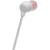 JBL - Tune 125 Auricolare Wireless In-ear MUSICA USB tipo-C Bluetooth Bianco