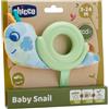 TOYS ONE Chicco Peluche Baby Lumaca ECO+, Trillino in Tessuto