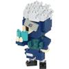 nanoblock Bandai - Nanoblock - Kakashi Hatake - Mini statuina in mattoncini - Gioco di costruzione - Kit per il montaggio di personaggi manga pixel - NBCC137